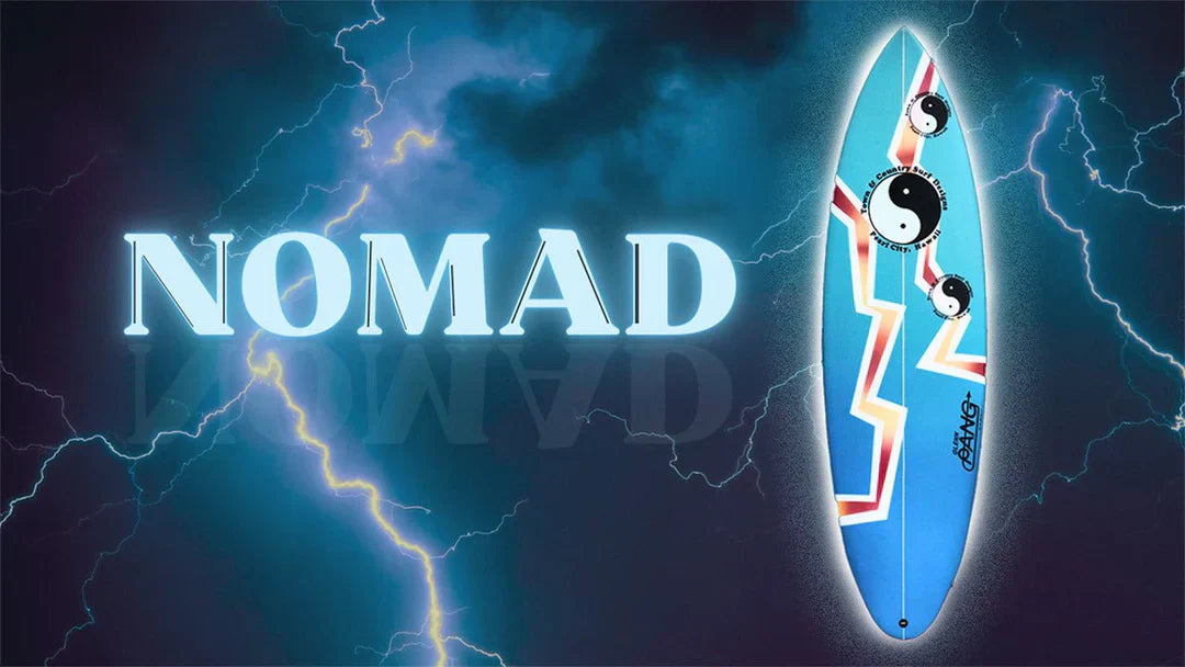 The Nomad : la twin fin moderne et affûtée signée Glenn Pang