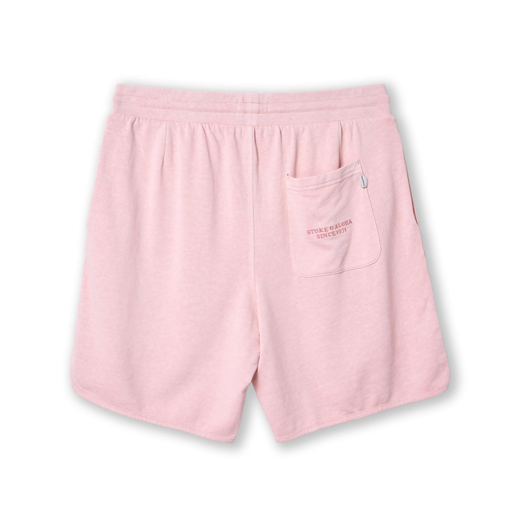 Plain Sweat Short-Old Pink