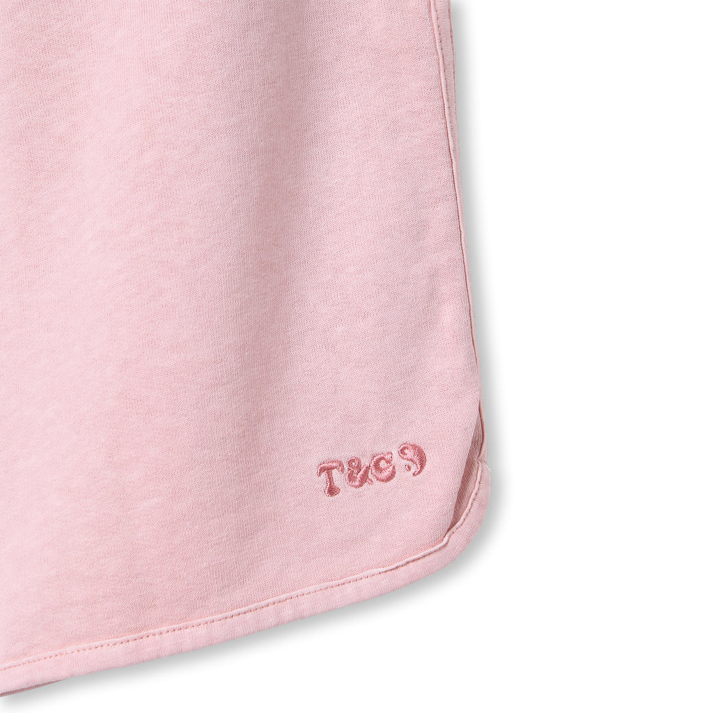 Plain Sweat Short-Old Pink