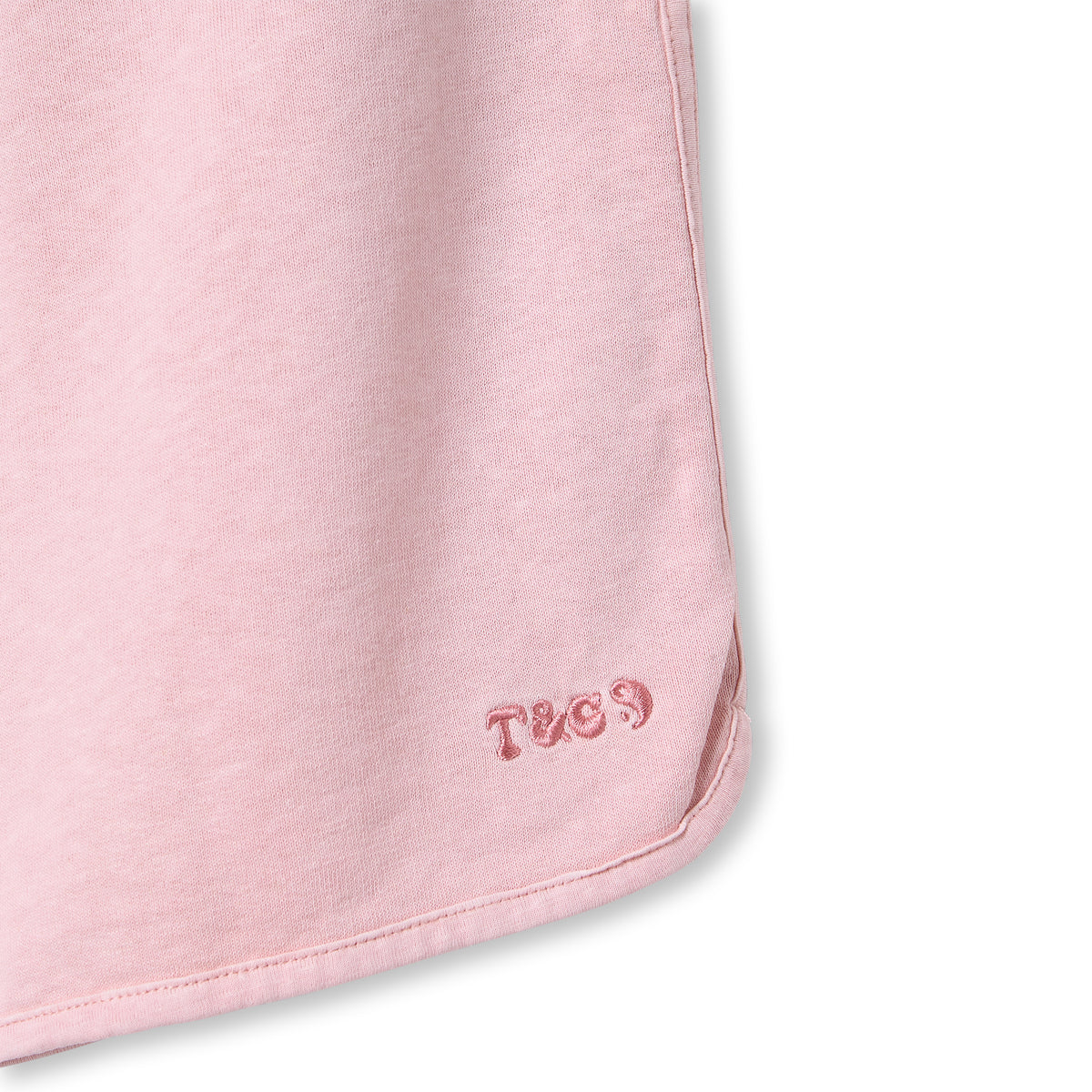 Plain Sweat Short-Old Pink
