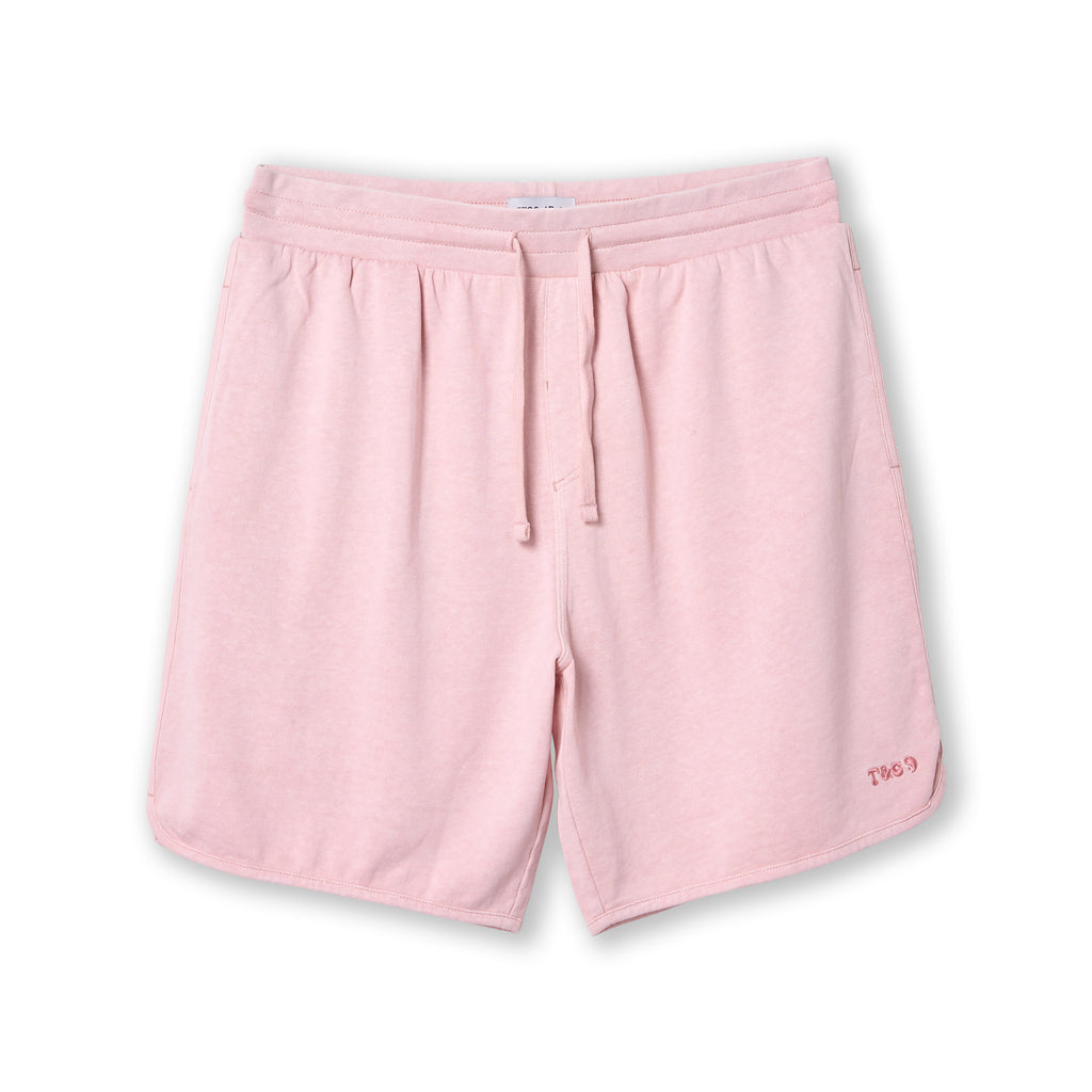 Plain Sweat Short-Old Pink