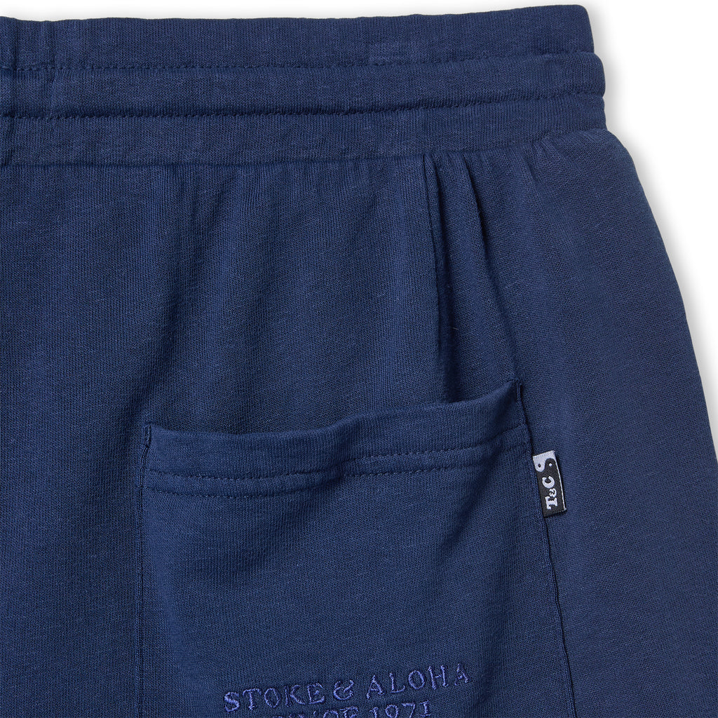 Plain Sweat Short-Dark Navy