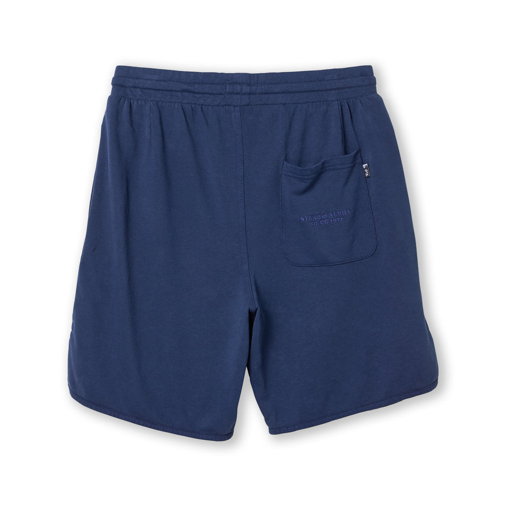 Plain Sweat Short-Dark Navy
