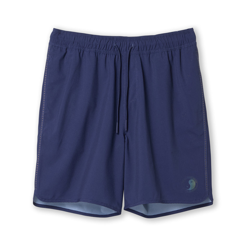 Plain Sweat Short-Dark Navy