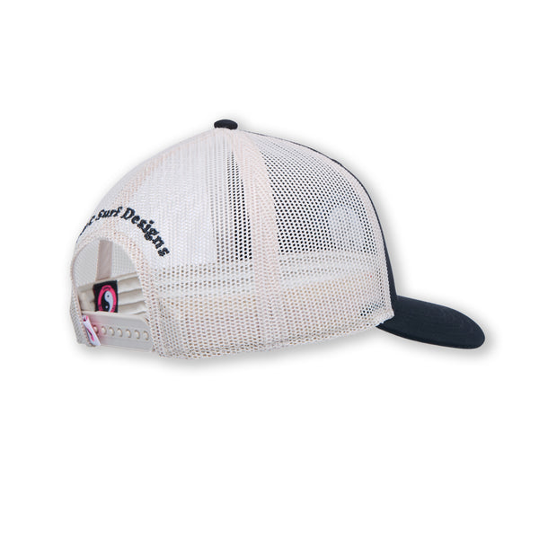 YY Multico Casquette Trucker -Black / Natural / Gradient logo