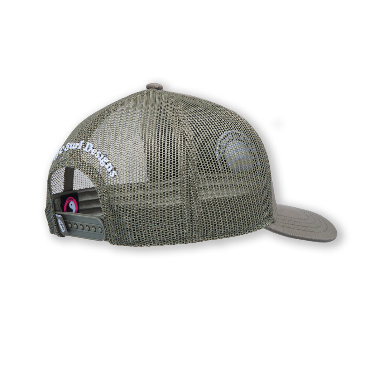 YY Plain Casquette Trucker -Military Green / Military Green Logo