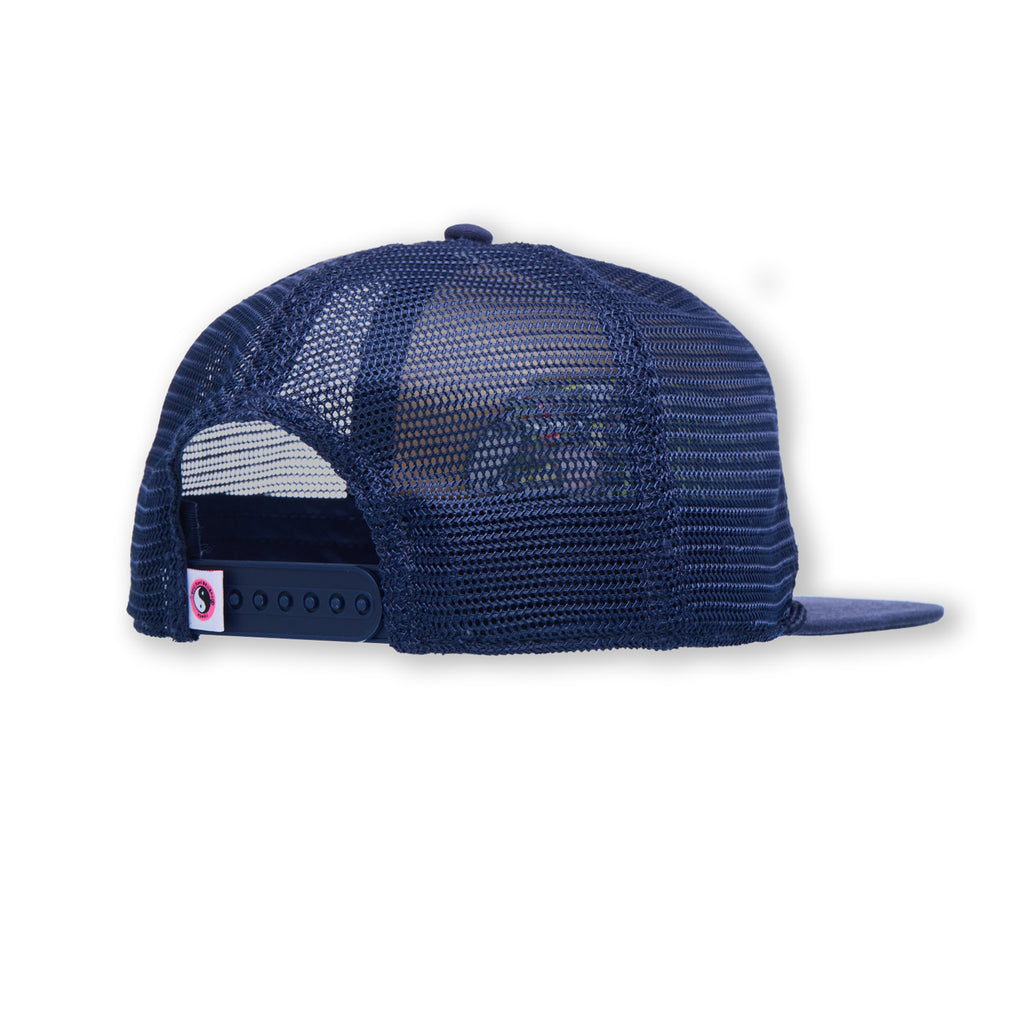 YY Multico Casquette Trucker -Natural / D.Navy / Gradient logo