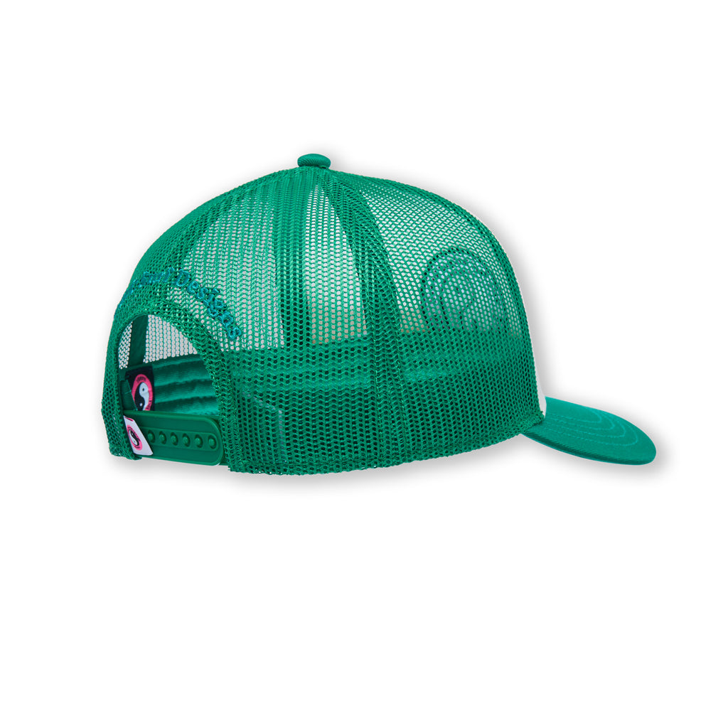 YY Multico Casquette Trucker - Green Natural
