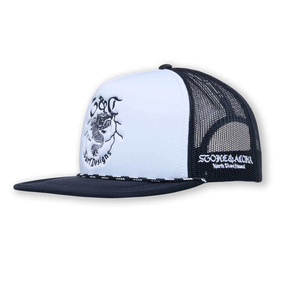 Koi Foam Casquette Trucker -Black
