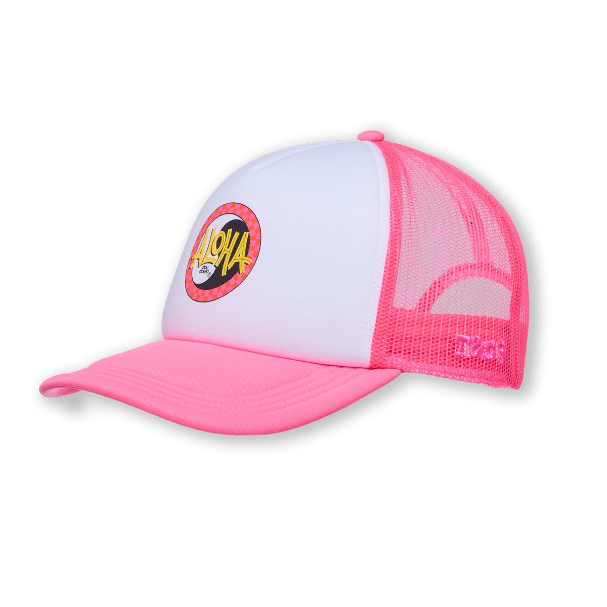 Aloha Foam Casquette Trucker -White / Pink