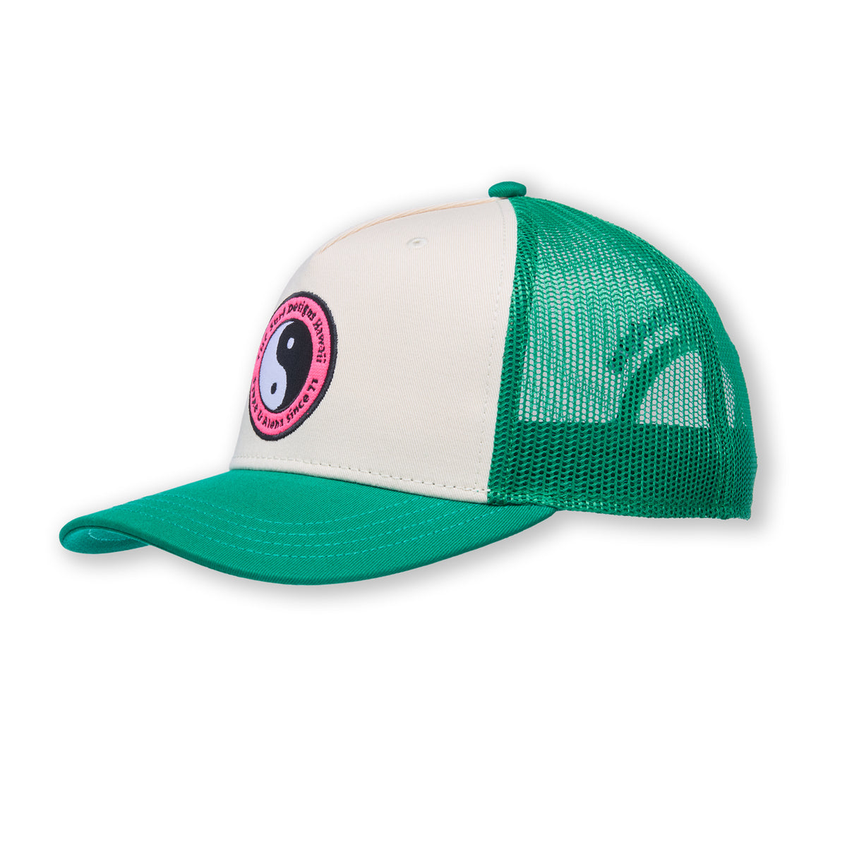 YY Multico Casquette Trucker - Green Natural