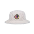 T&C Surf Designs YY Bucket Hat-Stone / Pink Logo