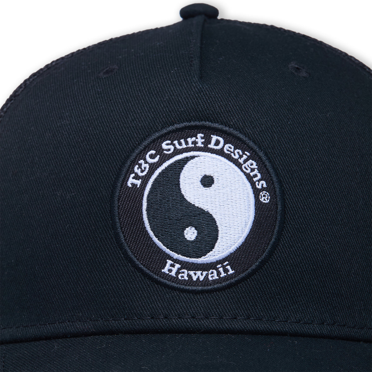 YY Plain Casquette Trucker -Black / Black Logo