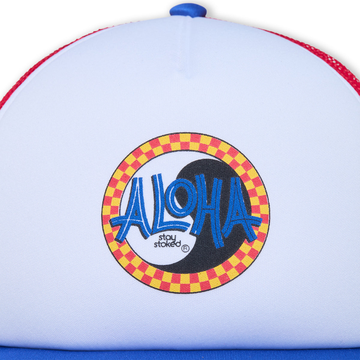 Aloha Foam Casquette Trucker -Royal / Red / White
