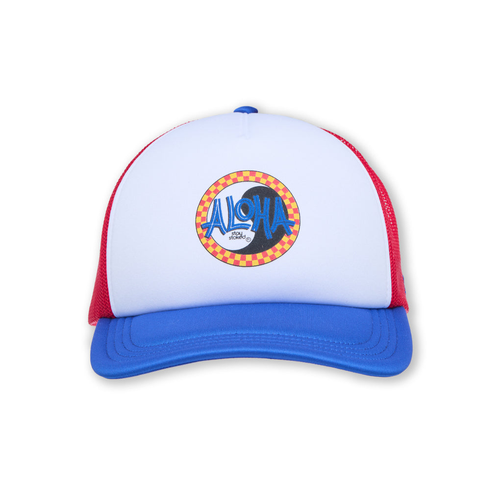 Aloha Foam Casquette Trucker -Royal / Red / White