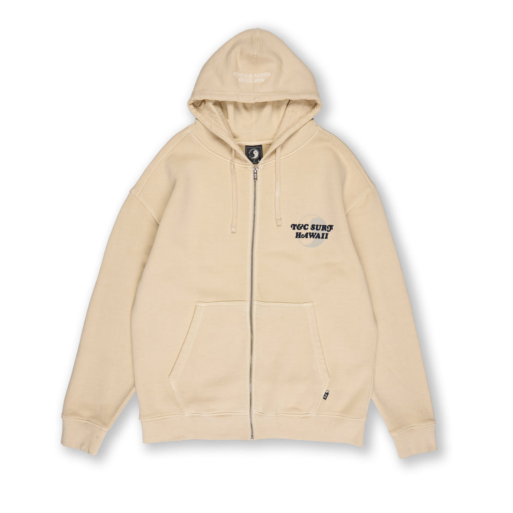 TCSH Heavy Sweat à capuche zippé -Greige