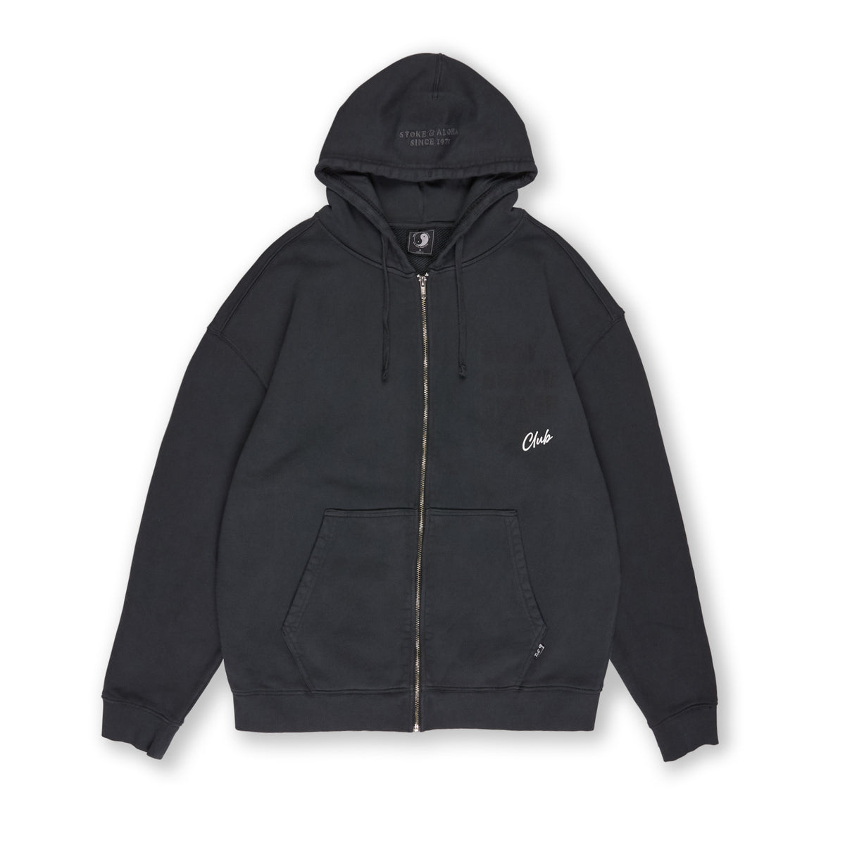 Owner Sweat à capuche zippé -Black