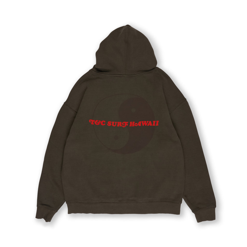 TCSH Heavy Sweat à capuche zippé -Brown
