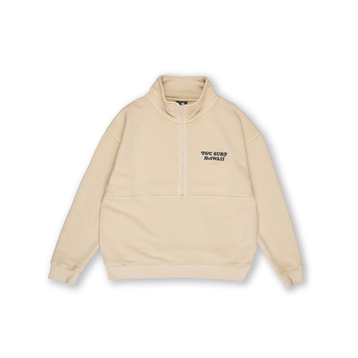 TCSH Quarter Zip Sweat-Greige