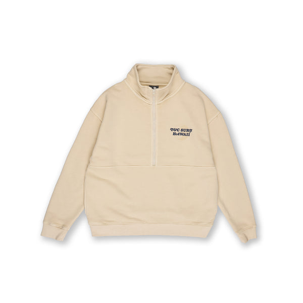 TCSH Quarter Zip Sweat-Greige