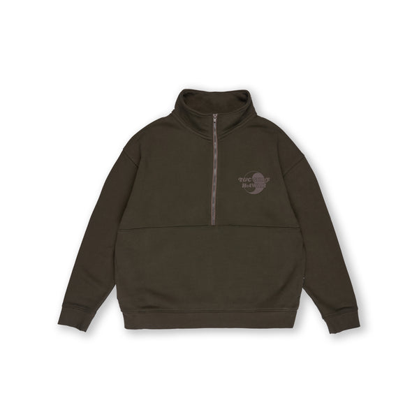 TCSH Quarter Zip Sweat-Brown