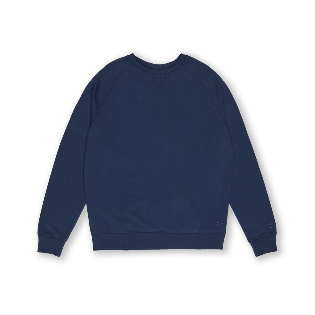 OG Plain Crew Sweat-Dark Navy