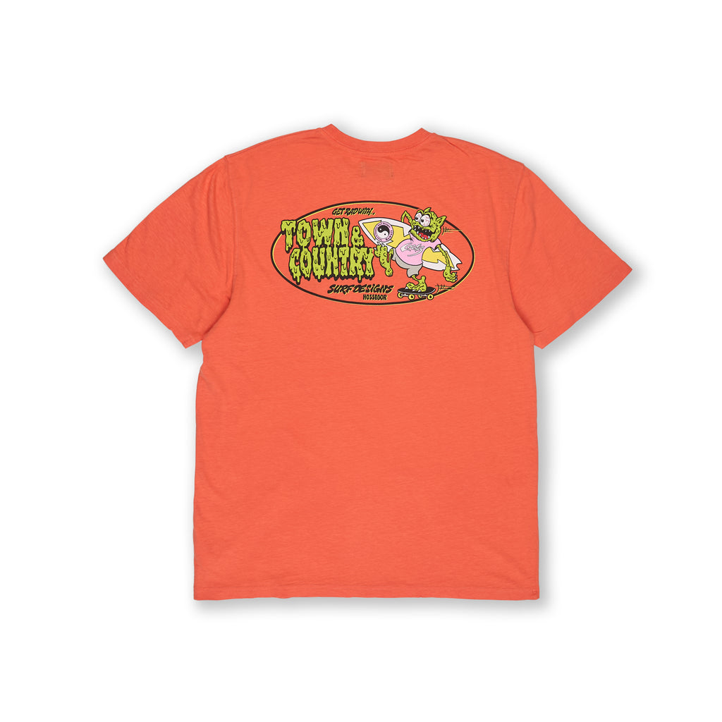 Get Rad T-shirt manches courtes -Used Red