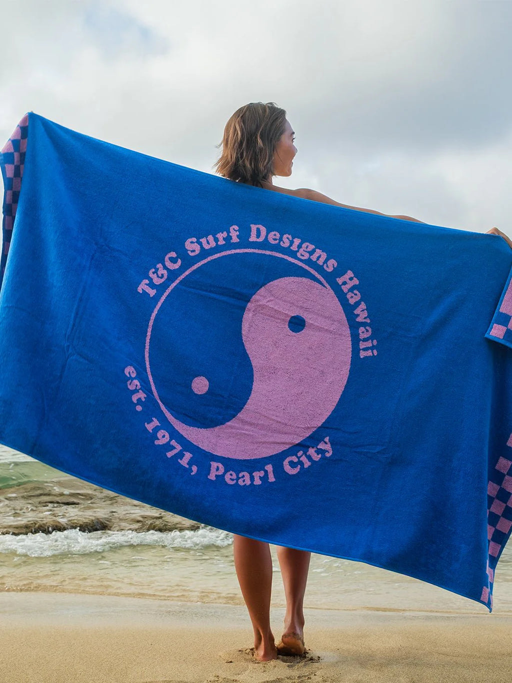 T&C Surf Designs OG Jaccard Towel - Pink