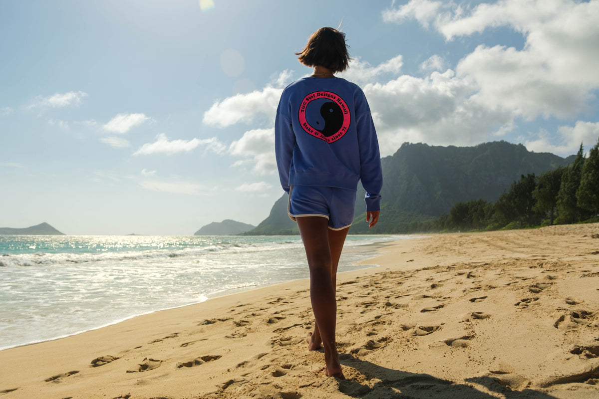 Women YY 71 Crew Sweat-Blueberry
