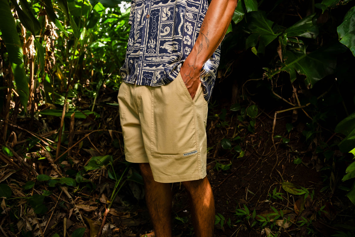 T&C Surf Designs Town Walkshorts 19" - Light-Khaki