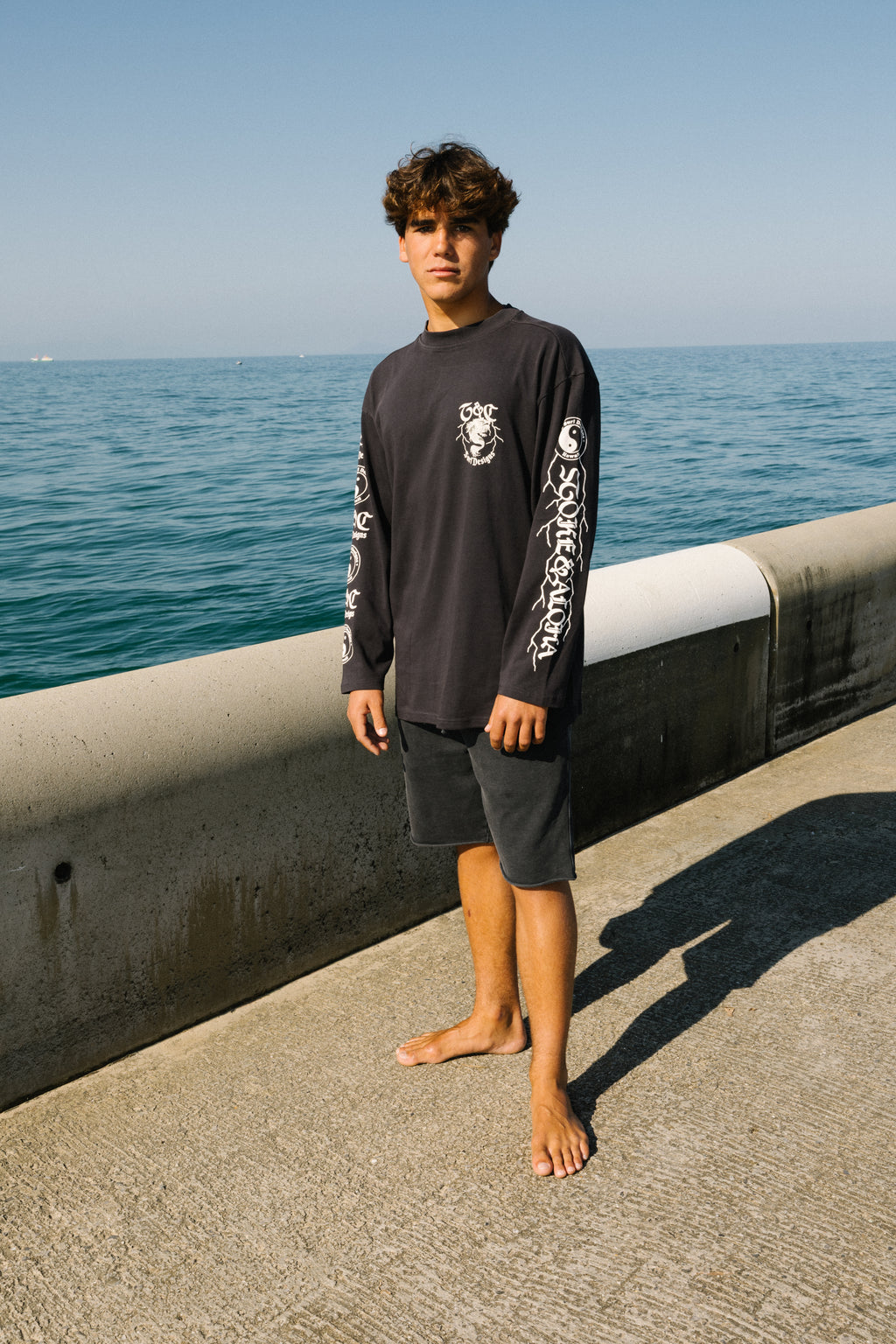 Koï Lightning T-shirt manches longues -Fatigue Black