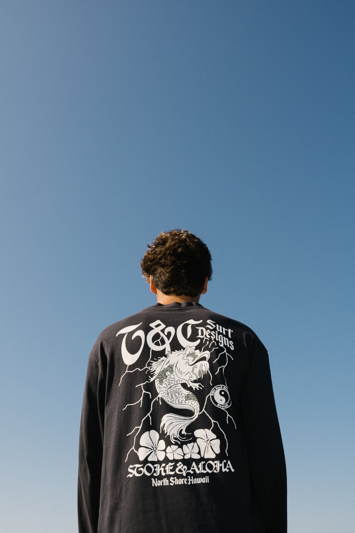 Koï Lightning T-shirt manches longues -Fatigue Black