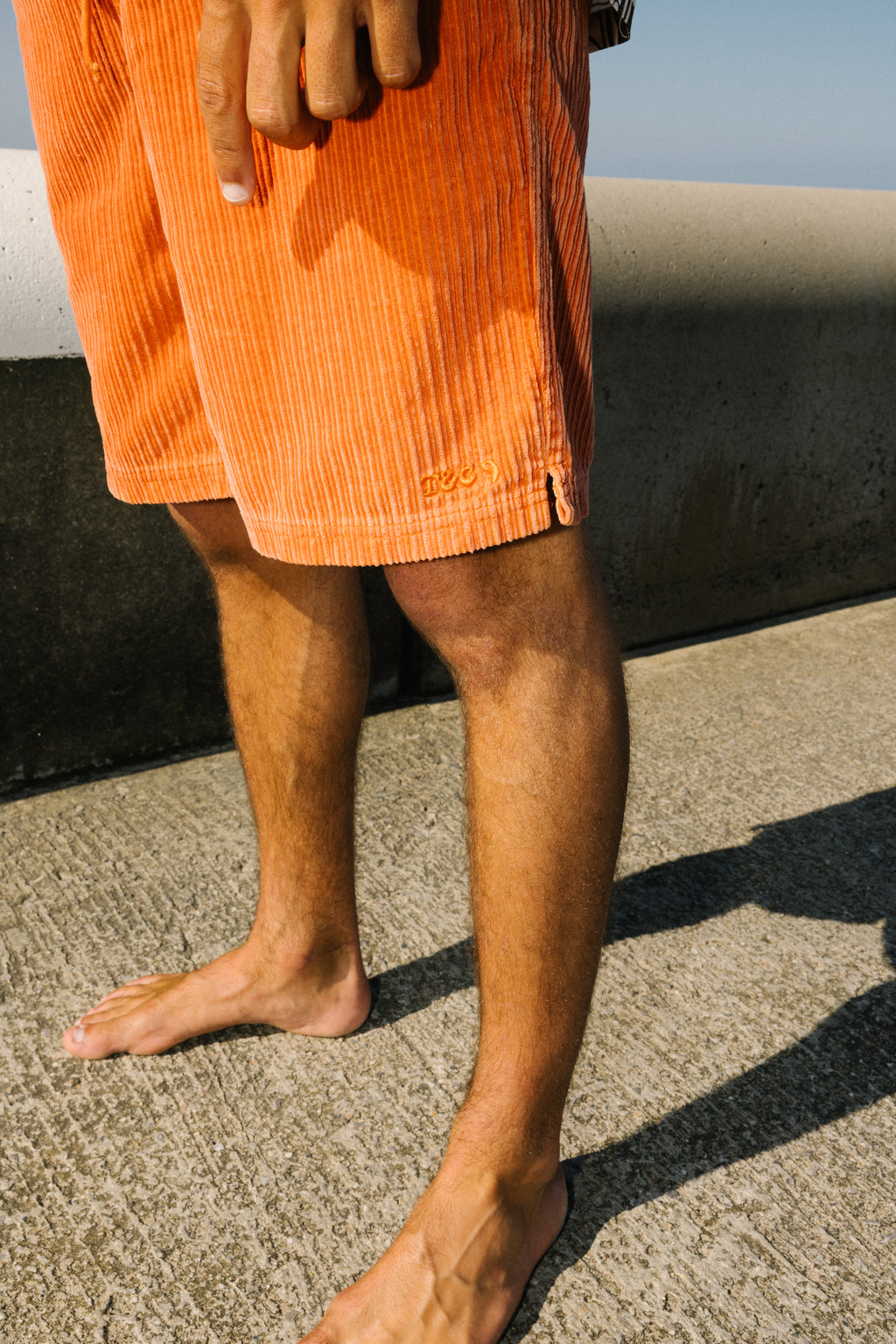 Corduroy Beach Short 19"-Rust