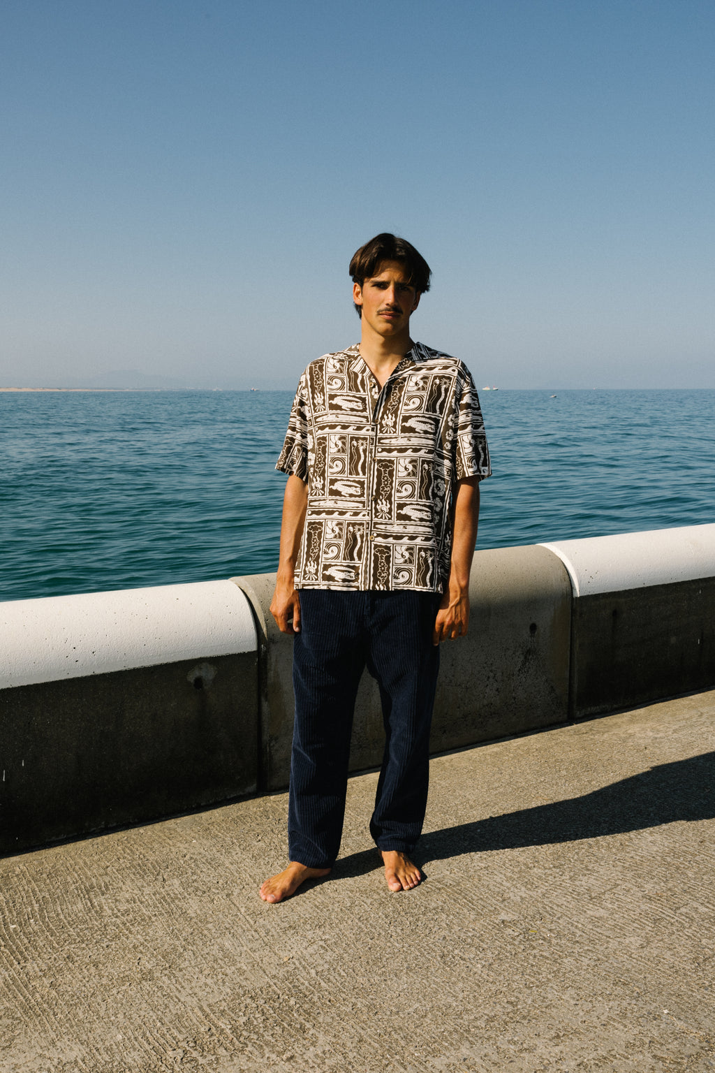 T&C Surf Designs Corduroy Beach Pant-Marine