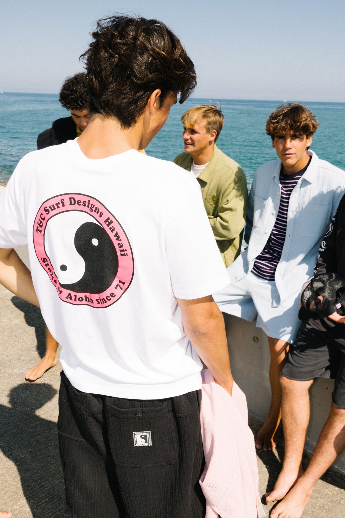 YY 71 Logo  T-shirt manches courtes -White