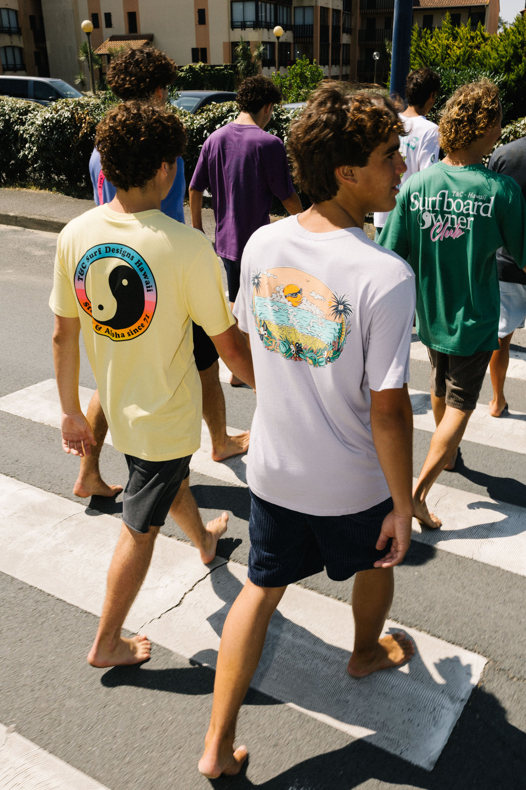 YY 71 Logo T-shirt manches courtes -Washed Yellow