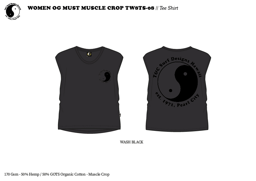 Women OG Mist Muscle Crop Débardeur