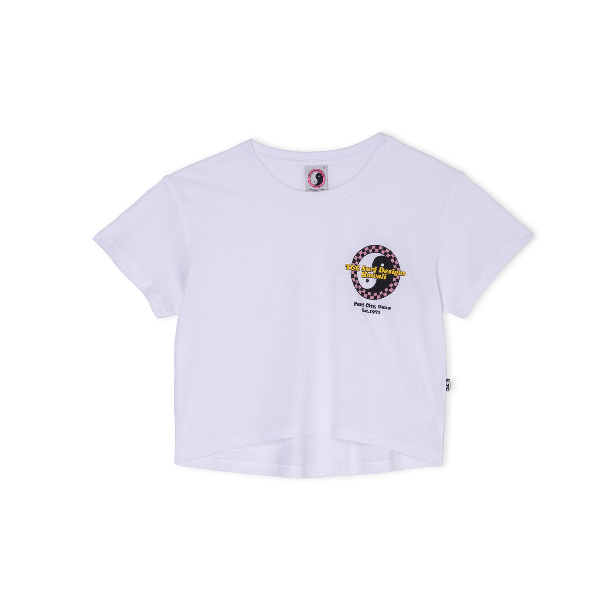 Women OG Checky Crop Tee-shirt manches courtes