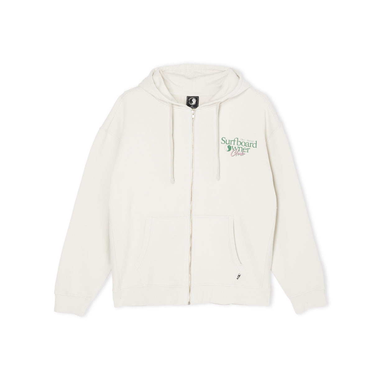 Owner Sweat à capuche zippé -Light Grey