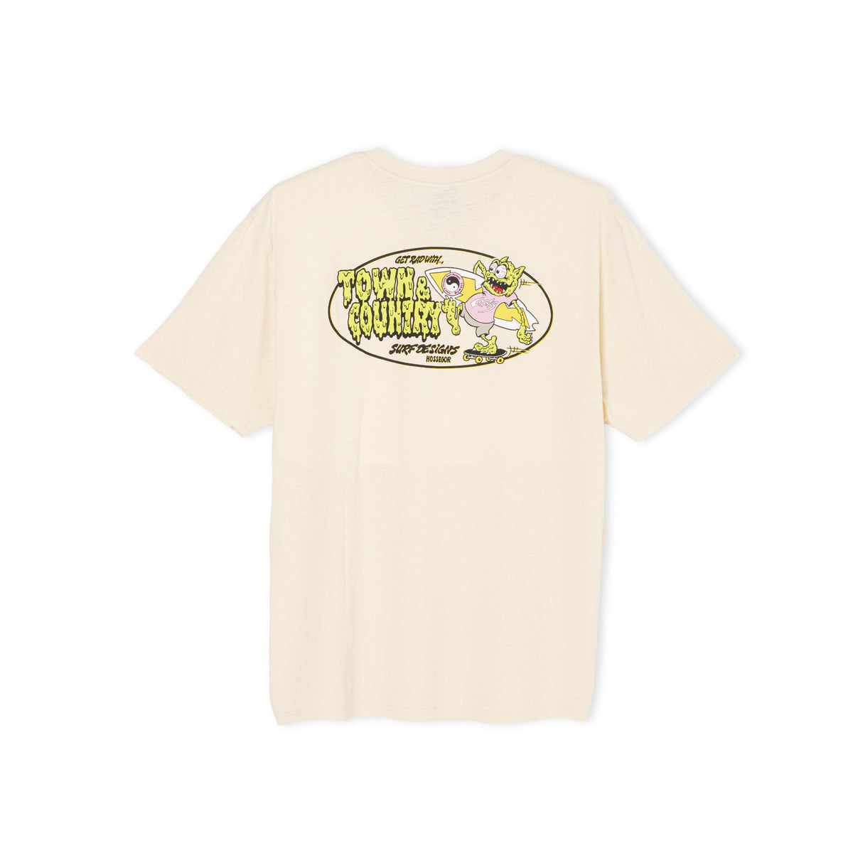 Get Rad T-shirt manches courtes-Greige