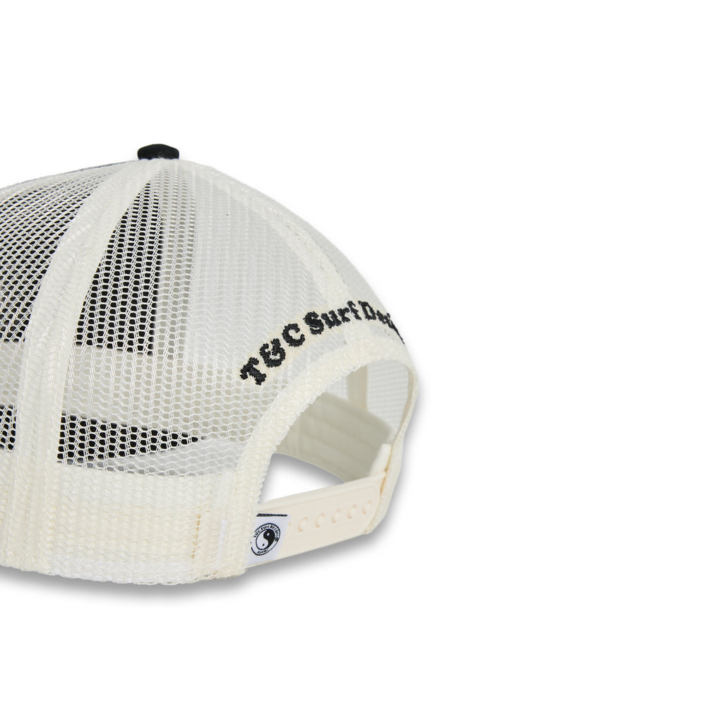 T&C Surf Designs YY Multico Trucker Cap - Black Off White Gradient Logo