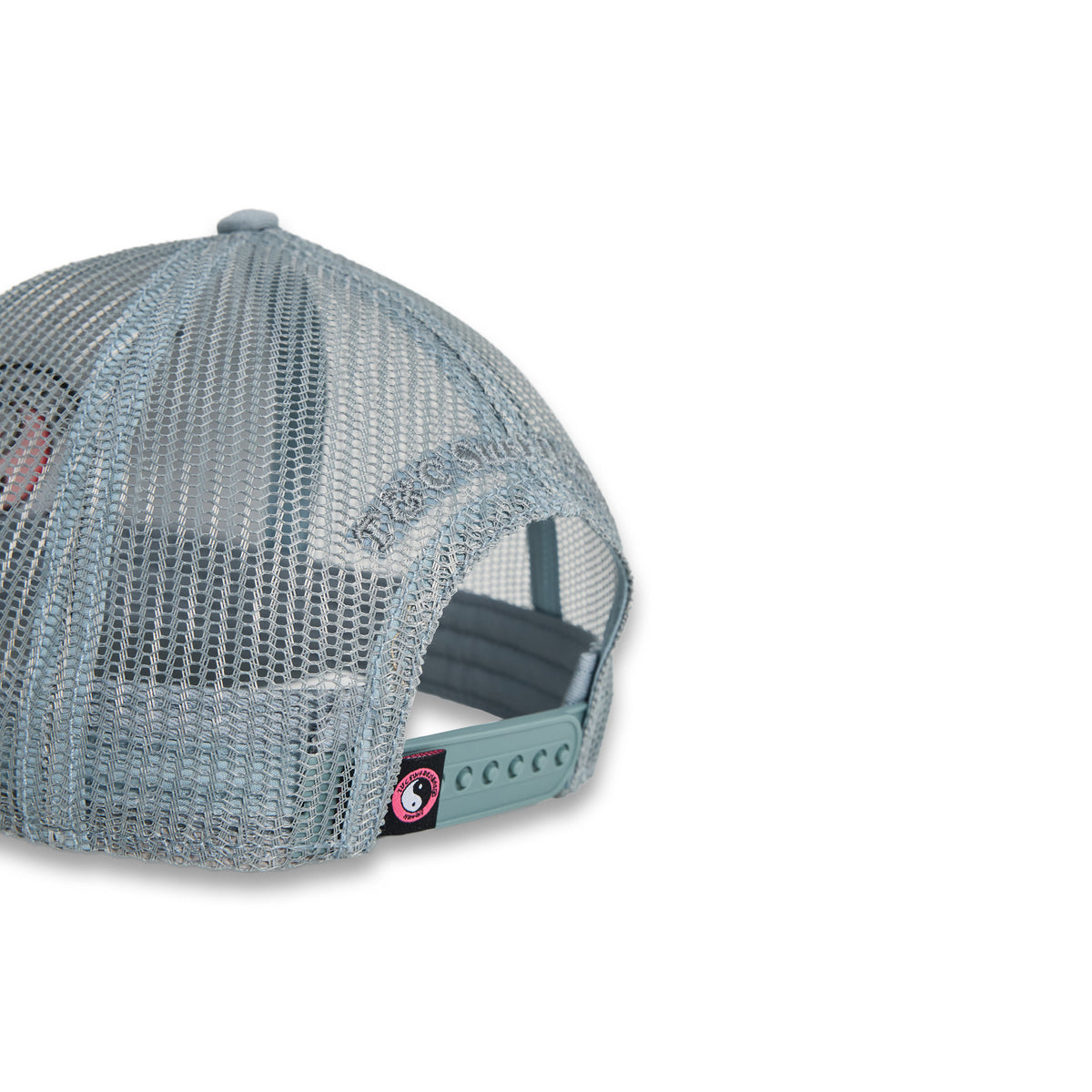 T&C Surf Designs YY Trucker Cap - Used Blue Used Blue Pink Logo