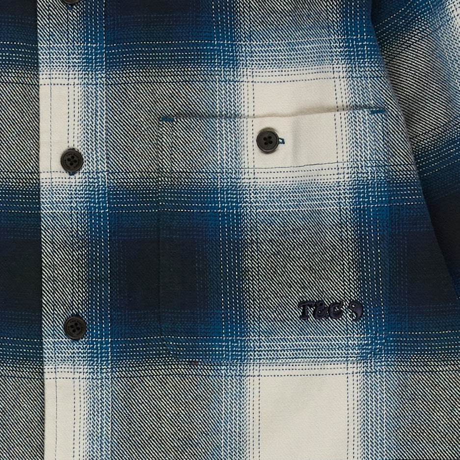 T&C Surf Designs Town Heavy flannel Over Shirt - Navy