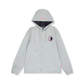 Nylon Hooded Coach Veste - Grey