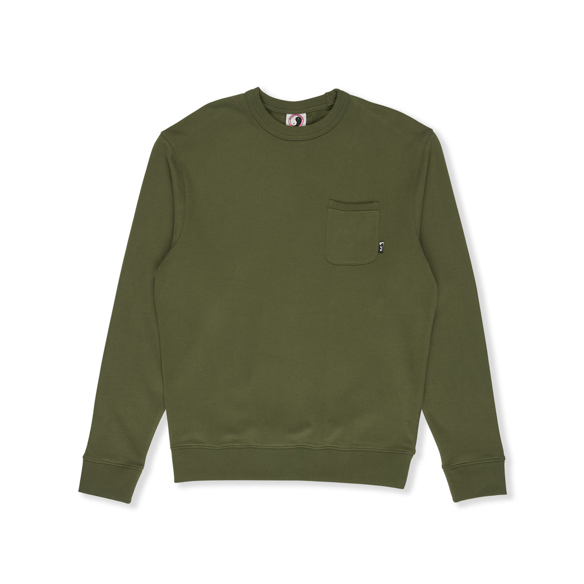 YY 71 Pocket Crew Sweat-Military Green