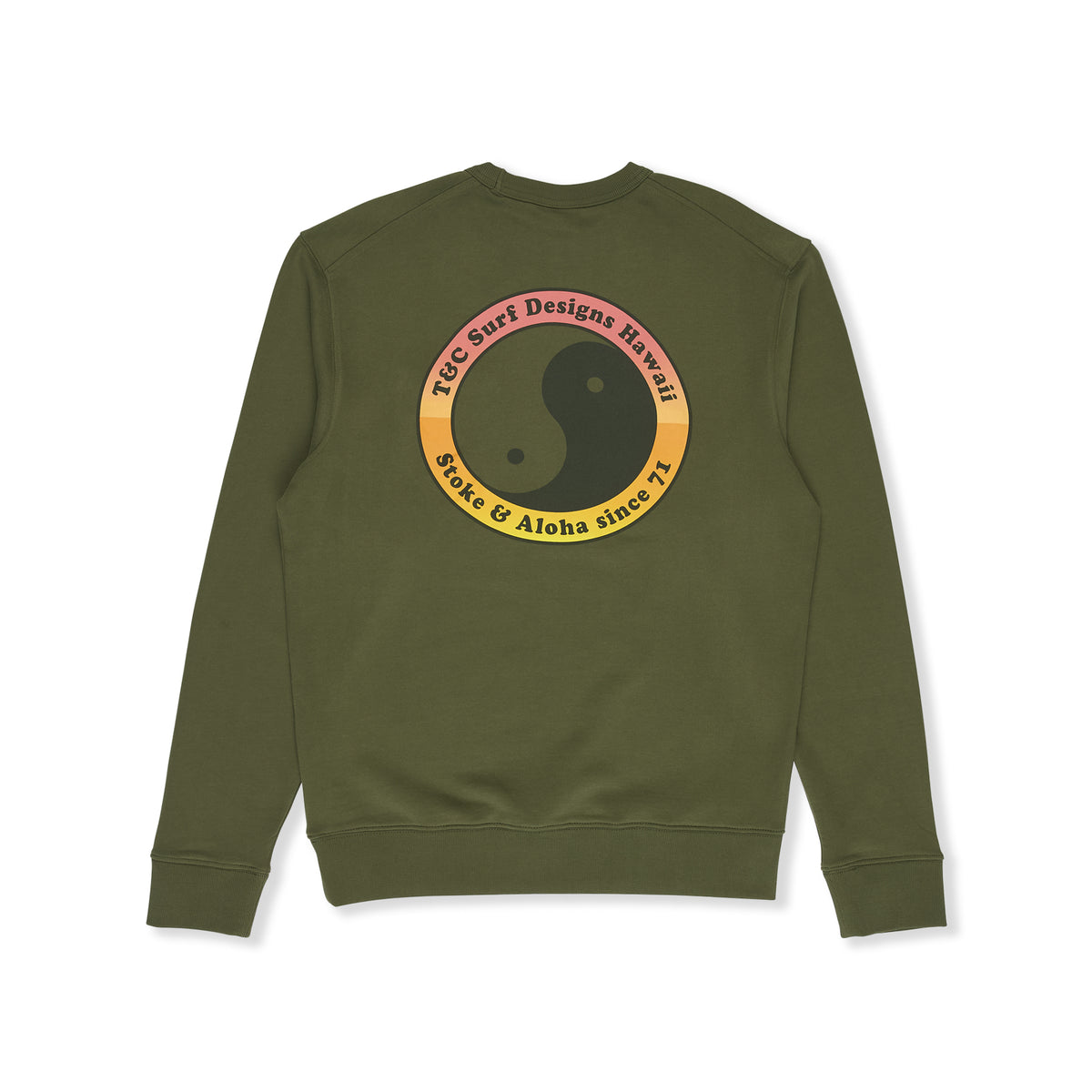 YY 71 Pocket Crew Sweat-Military Green