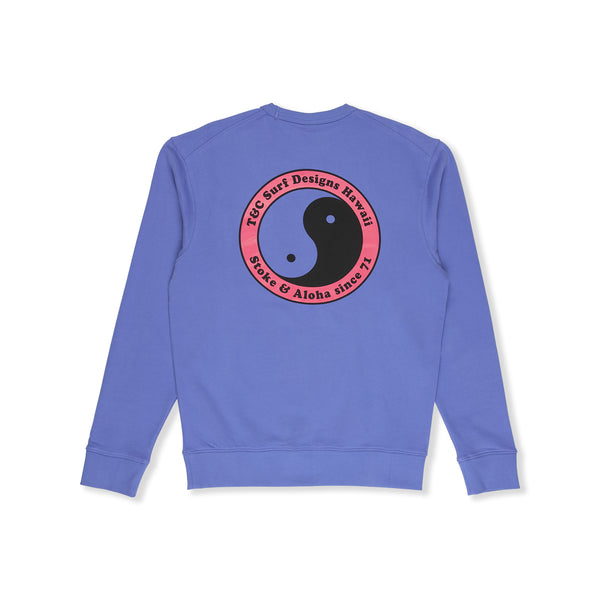 Sweatshirt T&C Surf Designs YY 71 Pocket Crew - Azul-mirtilo