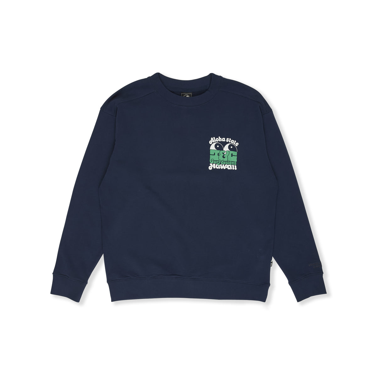 Aloha State Crew Sweat-Dark Navy