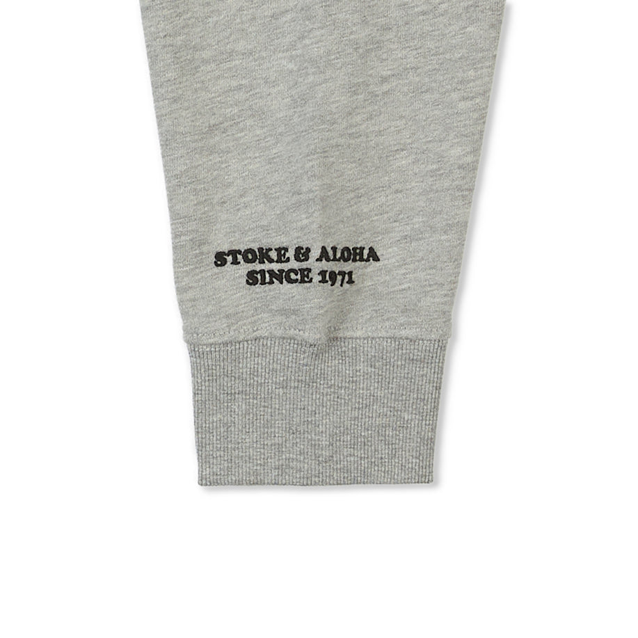 Aloha State Crew Sweat-Heather Grey