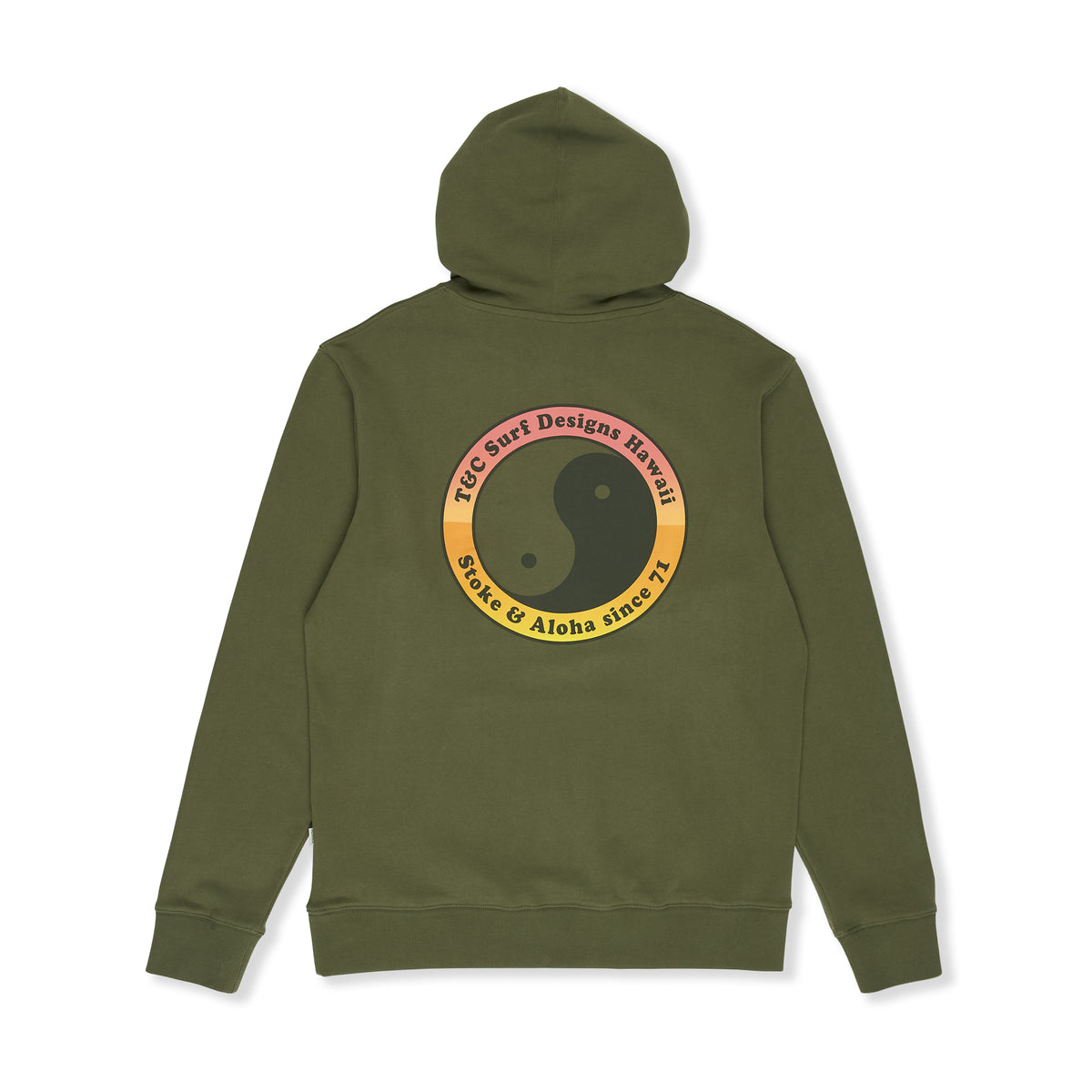 YY 71 Logo Sweat à capuche -Military Green